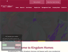Tablet Screenshot of kingdomhomesltd.co.uk